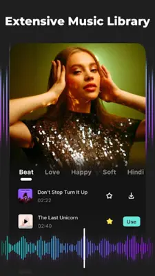 Music Video Editor - inMelo android App screenshot 4